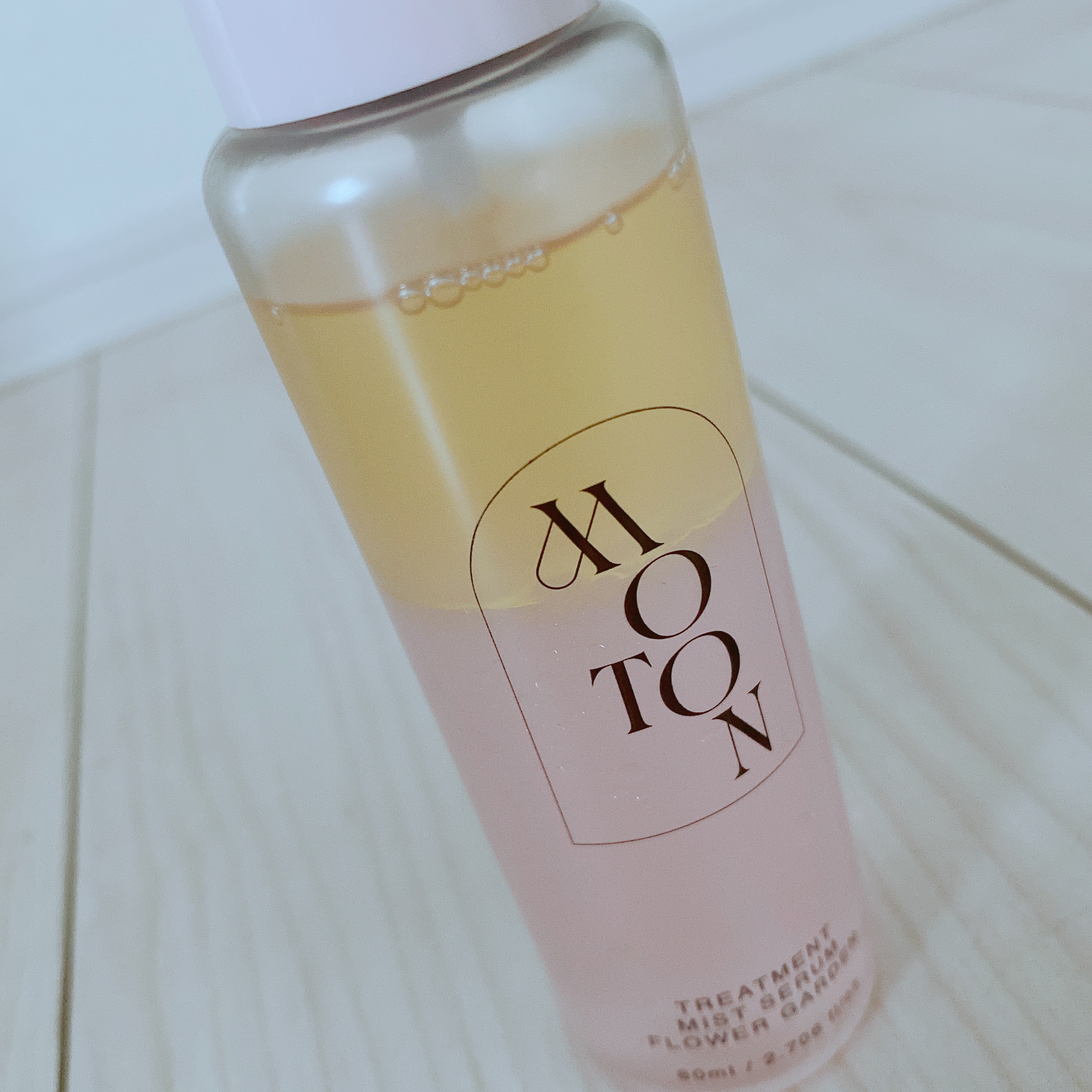 MOTON トリートメントミストセラム フラワーガーデン/MOTON/ヘアミストを使ったクチコミ（2枚目）