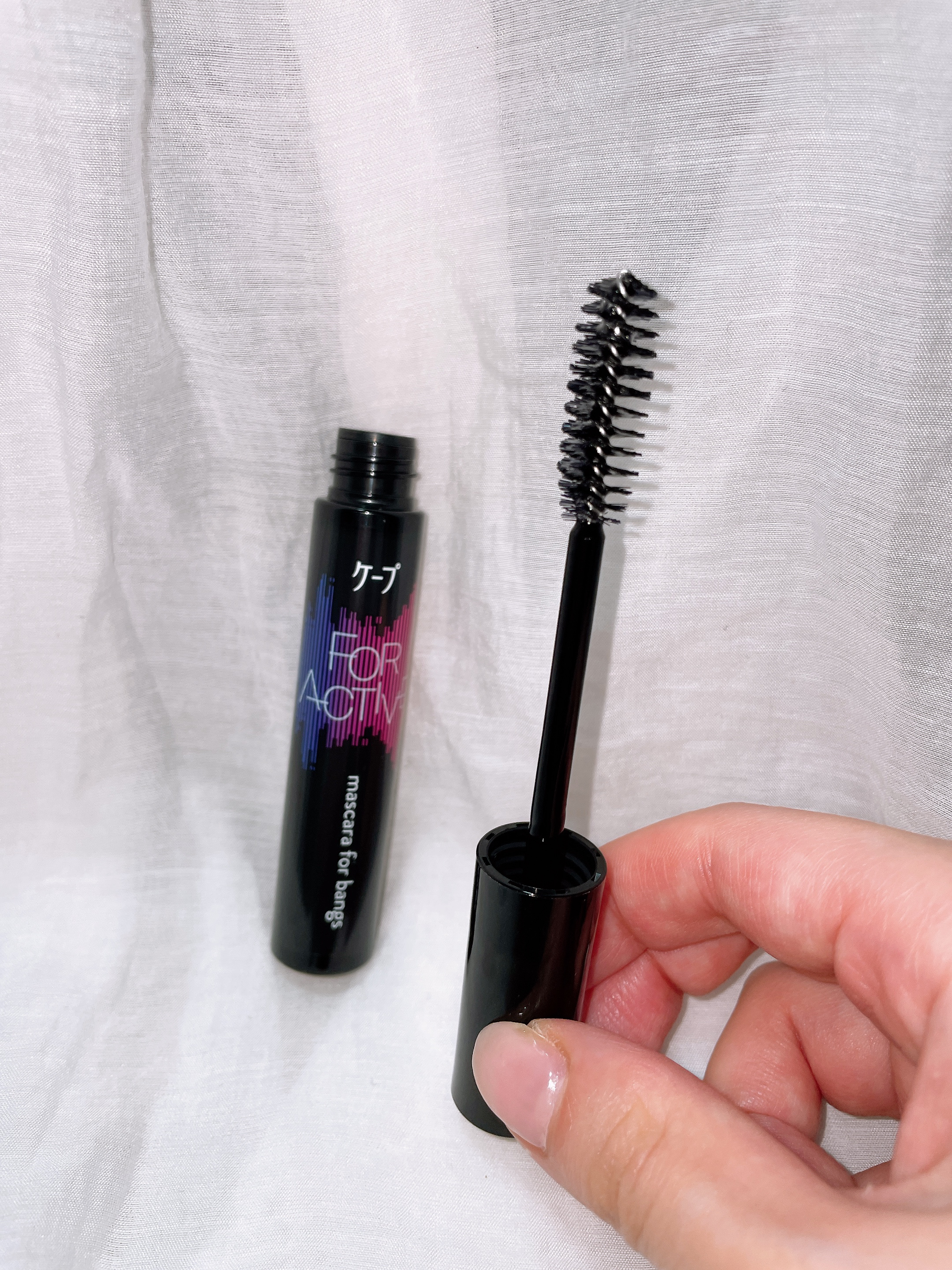 ケ－プ フォーアクティブ 前髪ホールドマスカラ/ケープ/ヘアジェルを使ったクチコミ（2枚目）