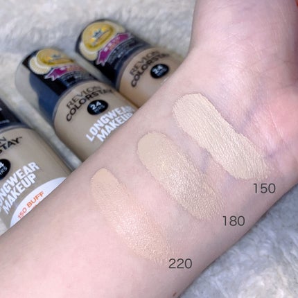 カラーステイ ロングウェア メイクアップ/REVLON/リキッドファンデーションを使ったクチコミ(4枚目)