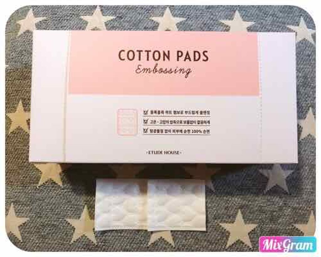 マイビューティーツール ハートコットンパッド/ETUDE/コットンを使ったクチコミ（2枚目）
