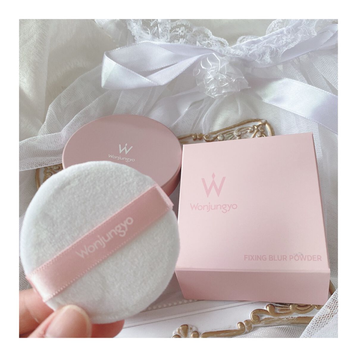 ウォンジョンヨ フィクシングブラーパウダー N/Wonjungyo/ルースパウダーを使ったクチコミ（2枚目）