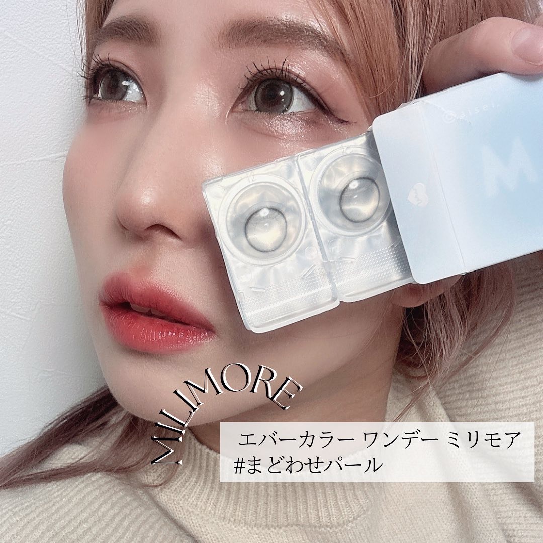 エバーカラーワンデーミリモア/エバーカラー/ワンデー（１DAY）カラコンを使ったクチコミ（1枚目）