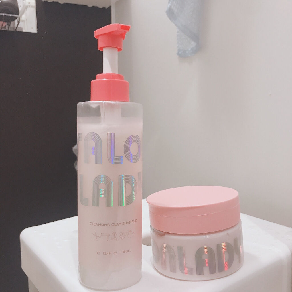サロンレディ クレンジングクレイシャンプー クレイヘアマスク(255g)/SALON LADY/市販シャンプーを使ったクチコミ（2枚目）