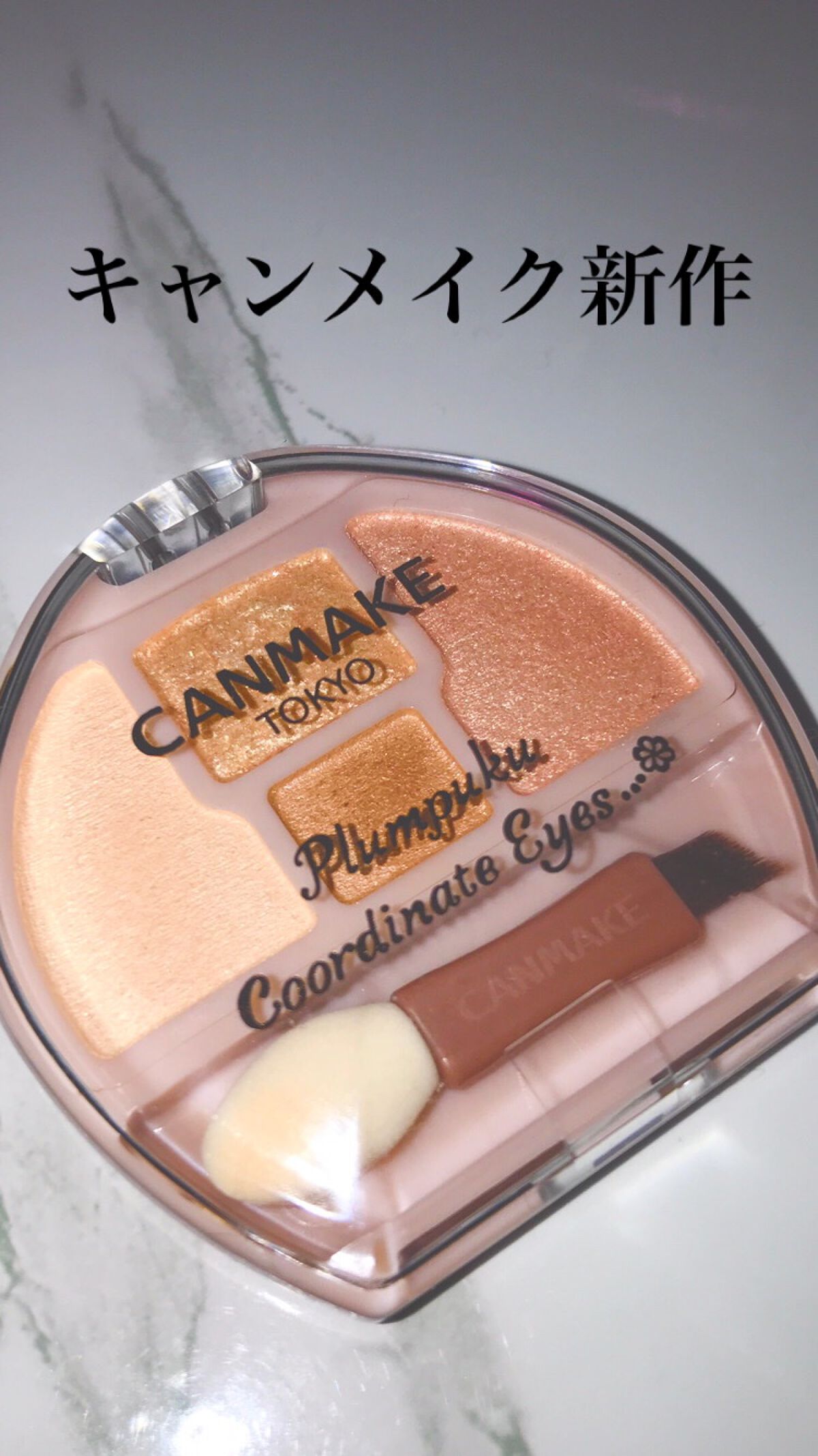 プランぷくコーデアイズ/キャンメイク/パウダーアイシャドウを使ったクチコミ（1枚目）
