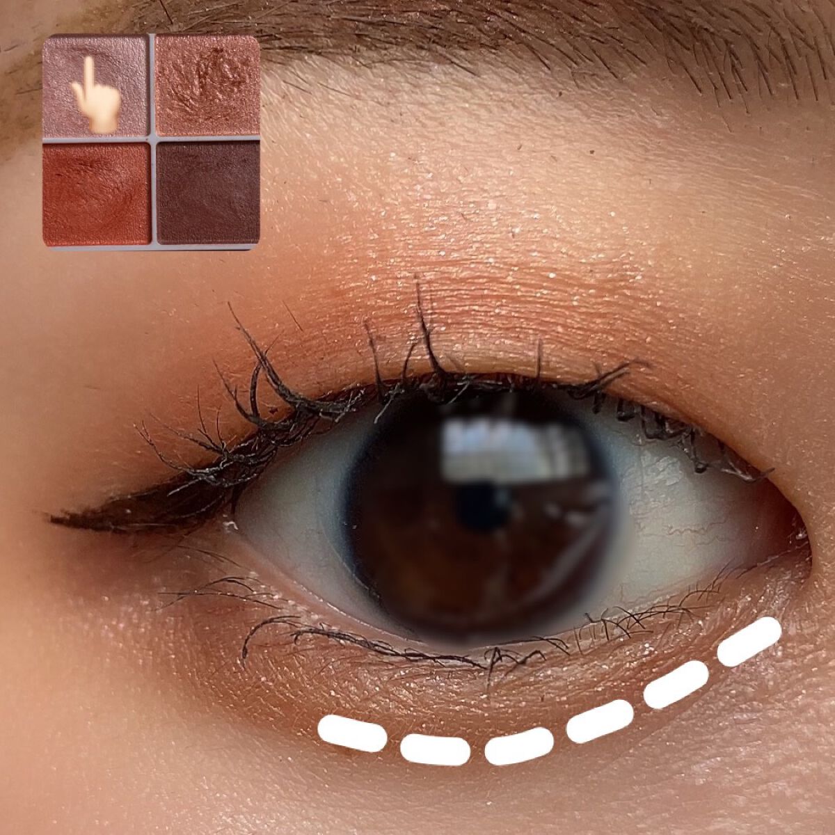 シルキースフレアイズ/キャンメイク/アイシャドウパレットを使ったクチコミ(8枚目)