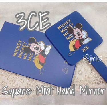 3CE 3CE MINI HAND MIRRORのクチコミ「\3CE/

◎SQUARE MINI HAND MIRROR

ミッキーとコラボデザイン！
.....」（1枚目）