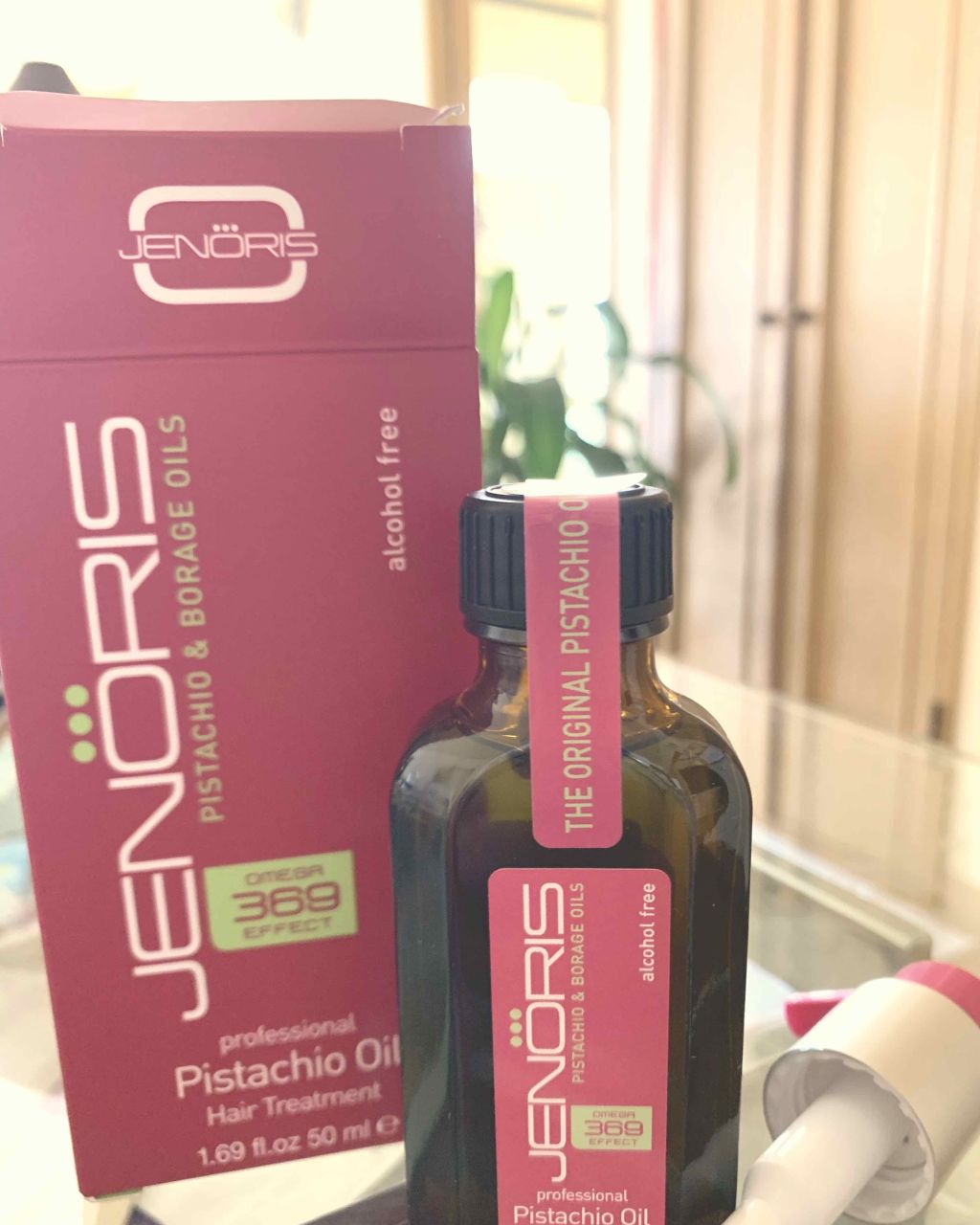 ピスタチオ オイル(ジェノリス ヘア トリートメントオイル)/ジェノリス/ヘアオイルを使ったクチコミ(1枚目)