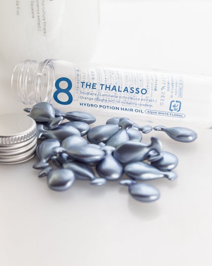 ハイドロポーション 美容液ヘアオイル(アクアホワイトフローラルの香り)/エイトザタラソ/ヘアオイルを使ったクチコミ(3枚目)