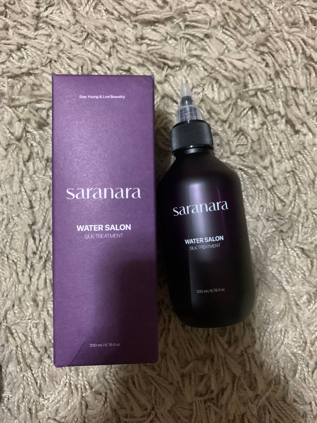 ウォーターサロン シルク トリートメント/SARANARA/洗い流すヘアトリートメントを使ったクチコミ(2枚目)