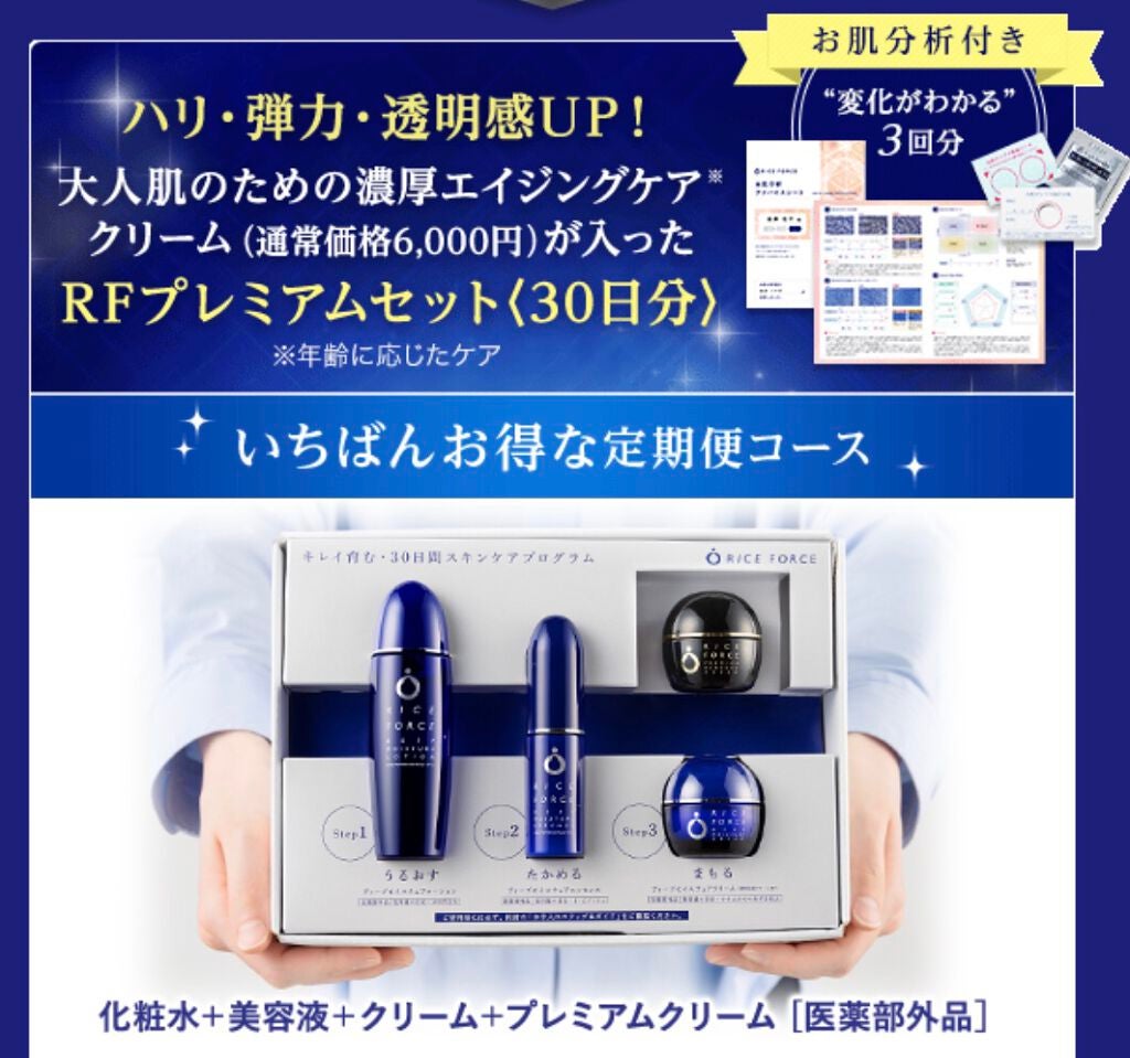 ライスフォース30日セット/ライスフォース/トライアルキットを使ったクチコミ(1枚目)