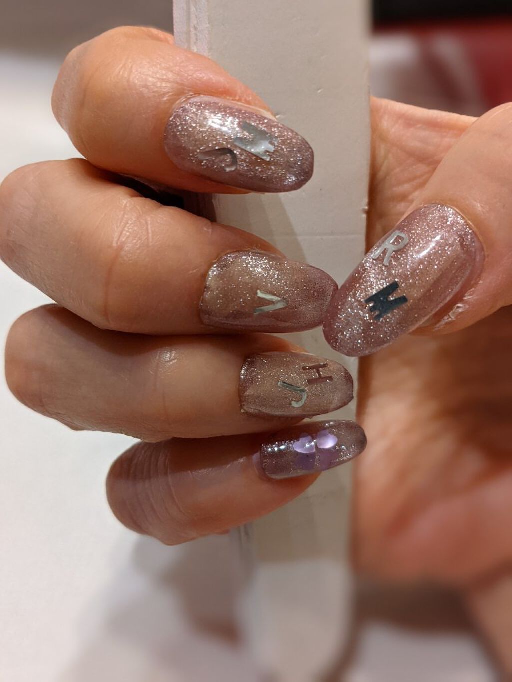 マグネットジェル 07コメット（ギャラクシーシリーズ）/NAILTOWN/ジェルネイルを使ったクチコミ（3枚目）