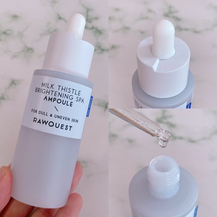 ミルクシスルブライトニングスパ アンプル/RAWQUEST/美容液を使ったクチコミ(2枚目)