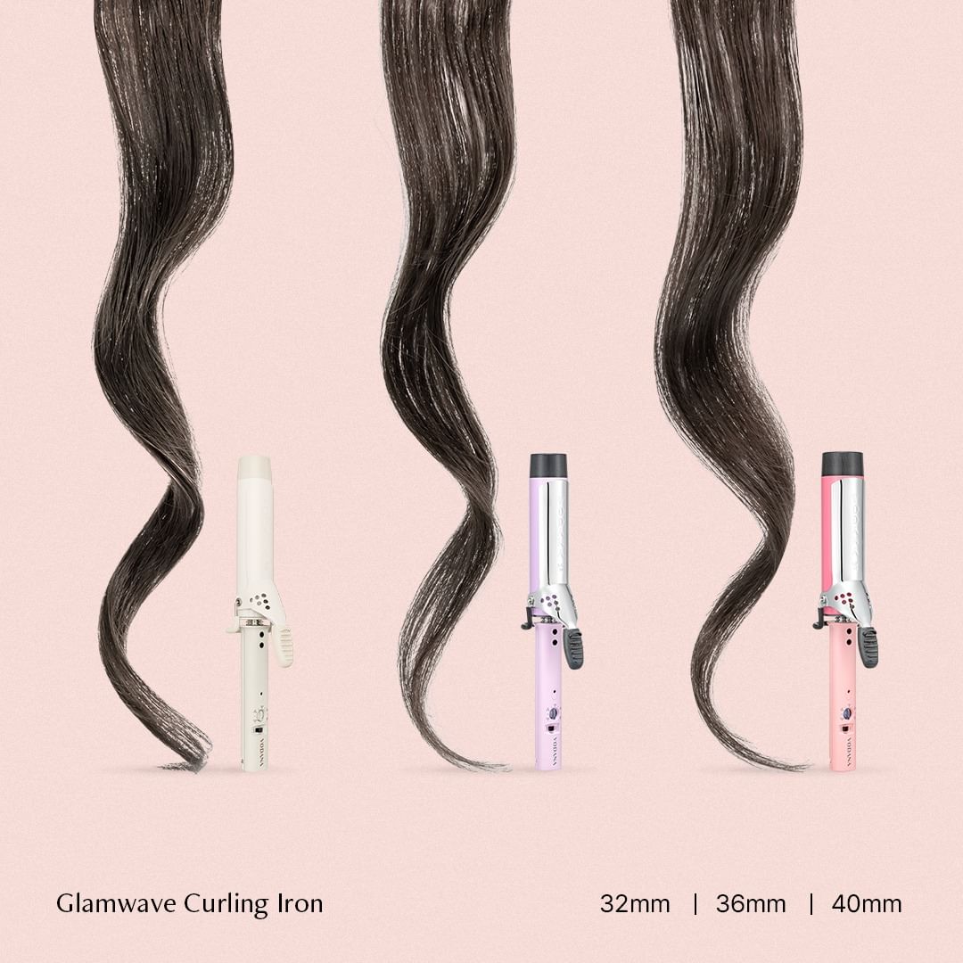 グラムウェーブ カーリングアイロン 36mm/40mm/VODANA (ボダナ)/カールアイロンを使ったクチコミ（1枚目）