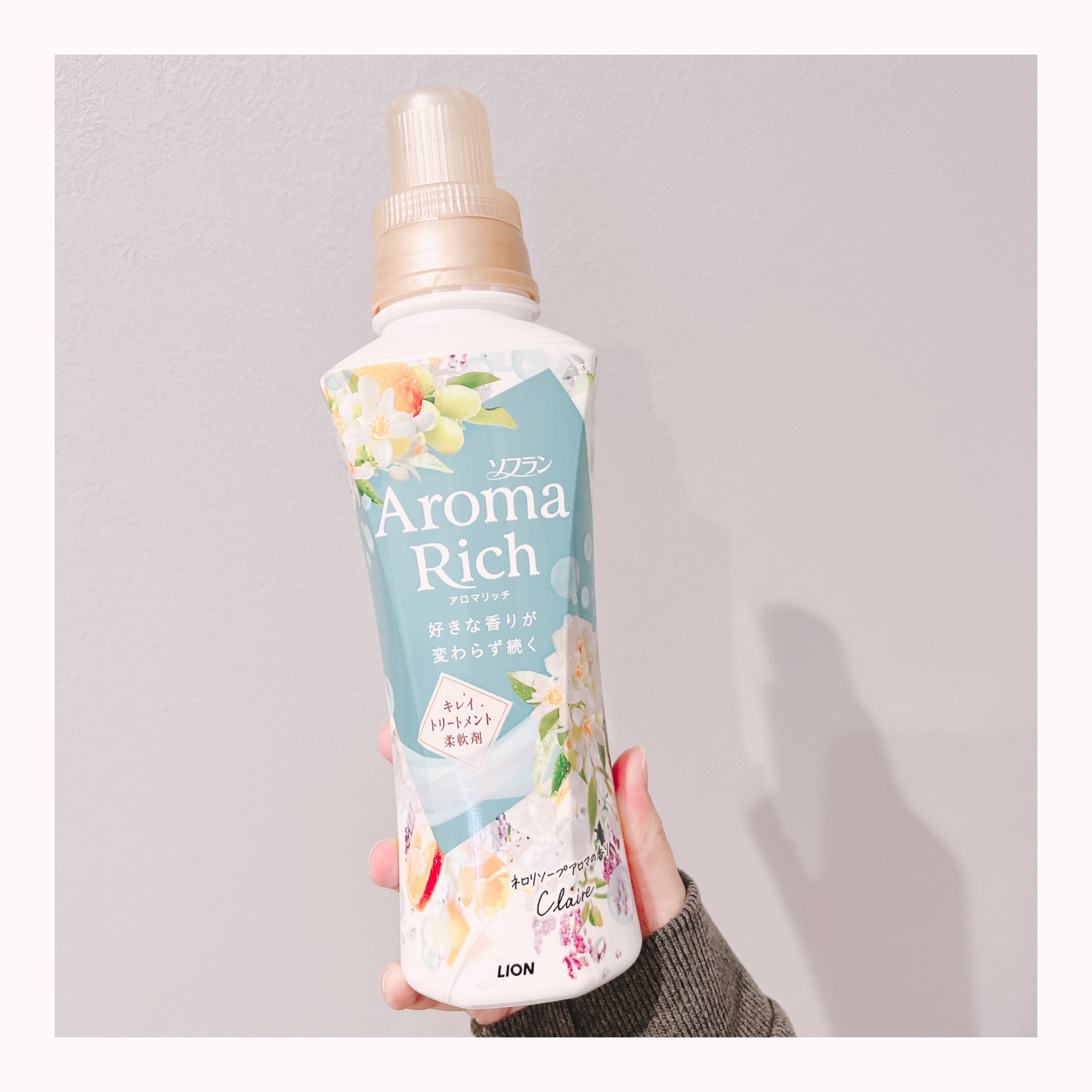 アロマリッチ クレア ネロリソープアロマの香り/ソフラン/柔軟剤を使ったクチコミ（1枚目）