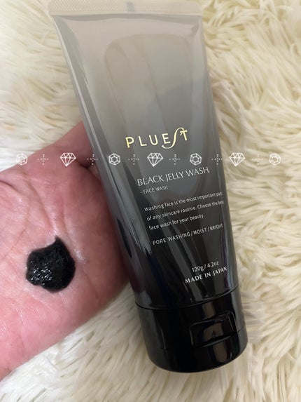 BLACK JELLY WASH(ブラックジェリーウォッシュ)/PLUEST/その他洗顔料を使ったクチコミ(2枚目)