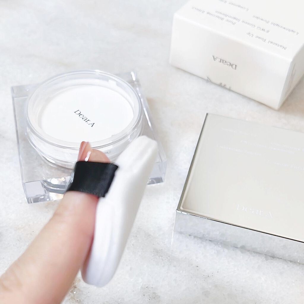 フェイス ブラー フィニッシング パウダー/Dear.A/ルースパウダーを使ったクチコミ（3枚目）