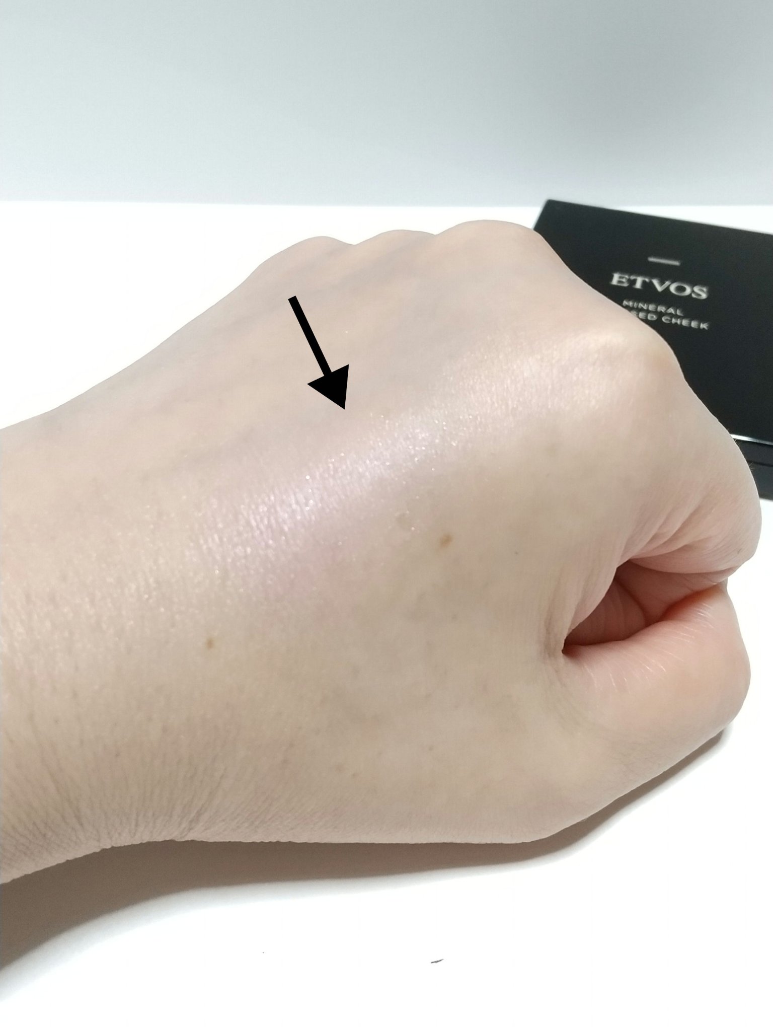 ミネラルプレストチーク シアーライラック/エトヴォス/パウダーチークを使ったクチコミ（3枚目）