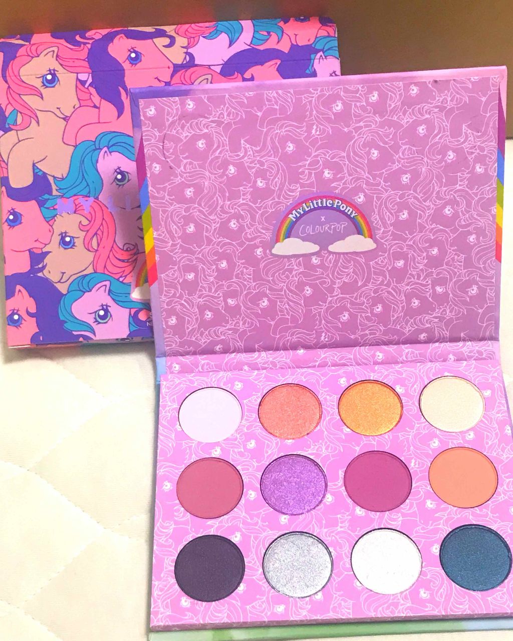 My Little Pony eyeshadow palette/ColourPop/アイシャドウパレットを使ったクチコミ(1枚目)