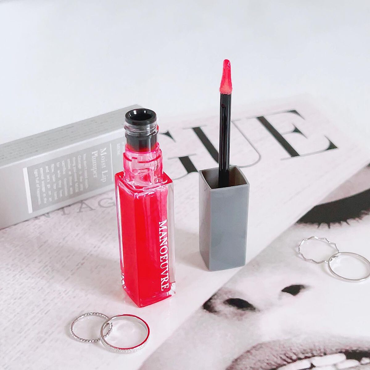 モイストリッププランパー/MANOEUVRE(マヌーブル)/リッププランパーを使ったクチコミ（2枚目）