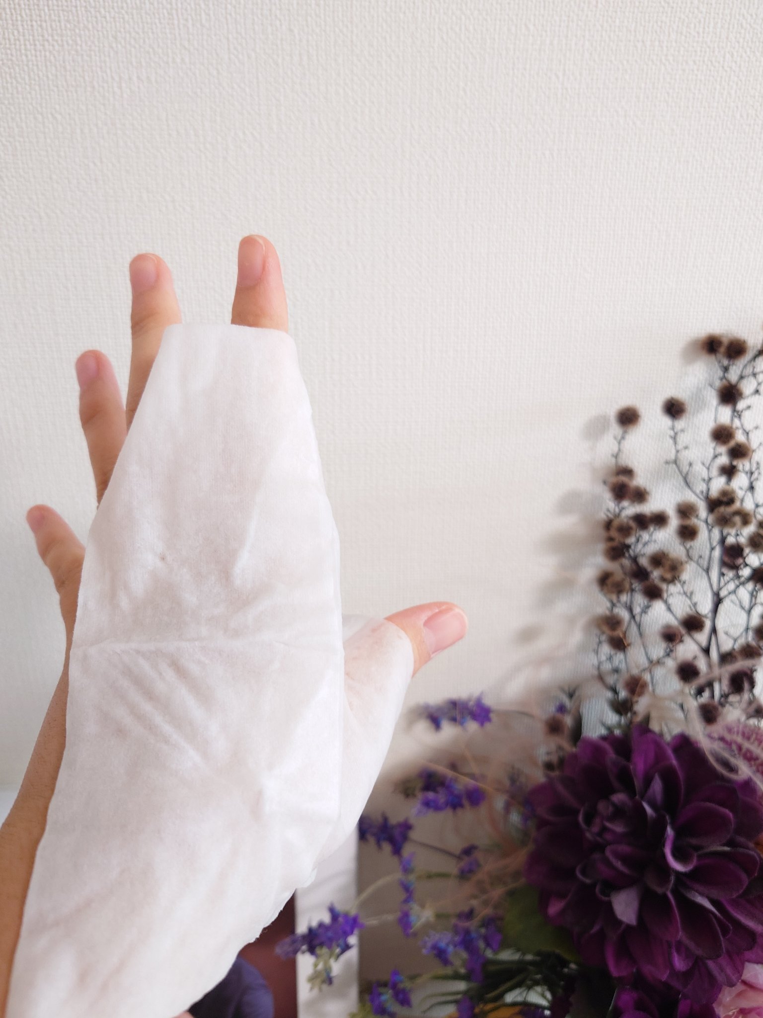 アクアセラムシートマスク/ミティア オーガニック/拭き取り化粧水を使ったクチコミ（2枚目）