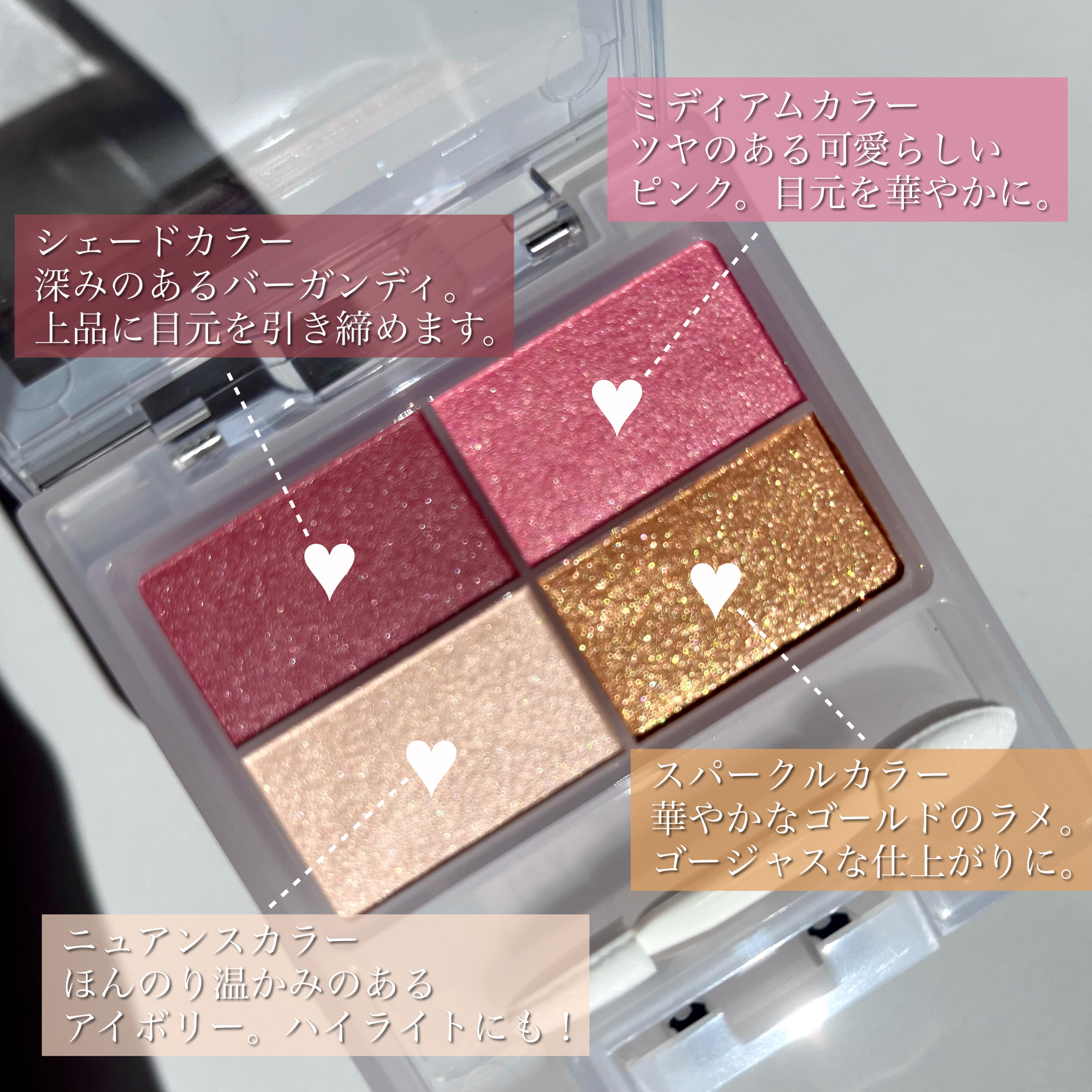 フェイスカラーパレット/チャコット・コスメティクス/アイシャドウパレットを使ったクチコミ（3枚目）