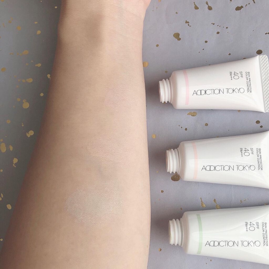 アディクション スキンプロテクター カラーコントロール SPF 40 PA+++/ADDICTION/化粧下地を使ったクチコミ(6枚目)