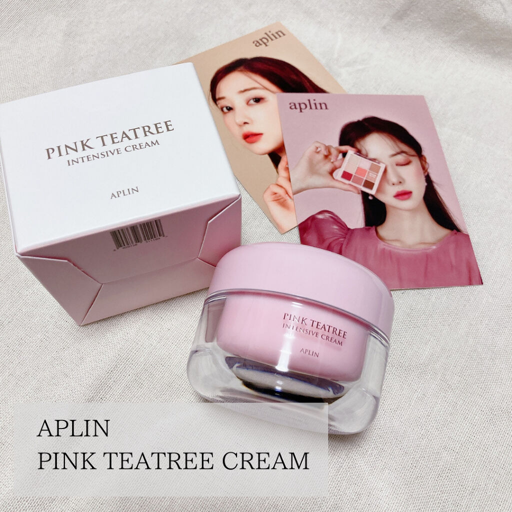 ピンクティーツリークリーム/APLIN/フェイスクリームを使ったクチコミ（1枚目）