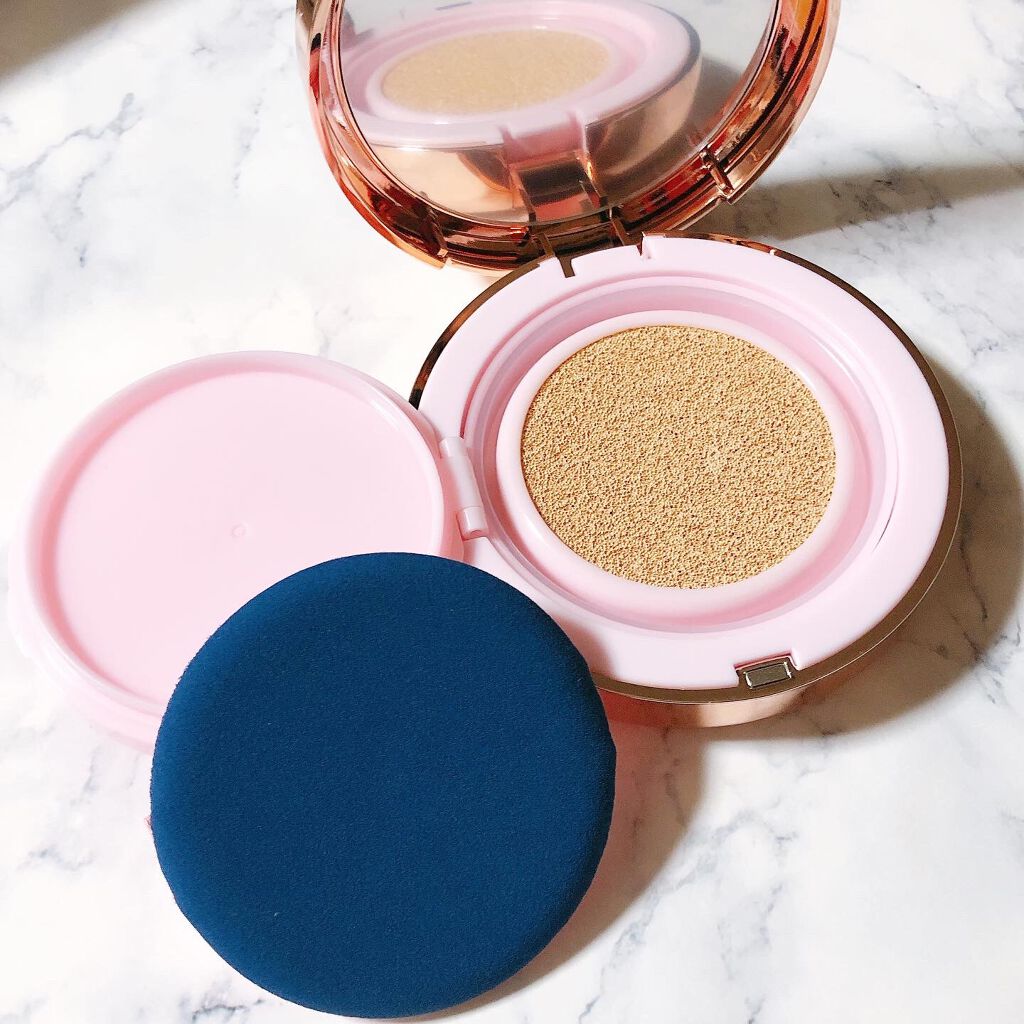 ピンクティーツリーカバークッション/APLIN/クッションファンデーションを使ったクチコミ（3枚目）