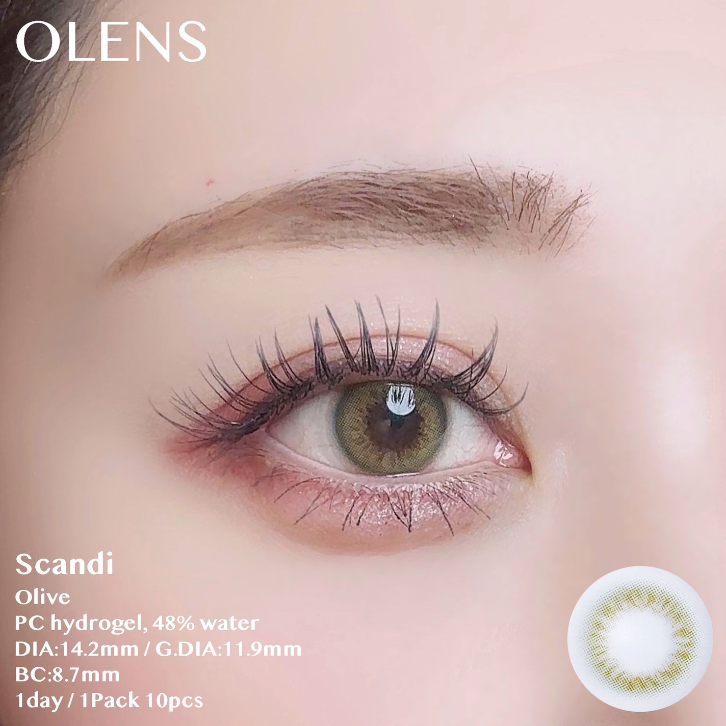 Ending 1day/OLENS/ワンデー(1DAY)カラコンを使ったクチコミ(4枚目)