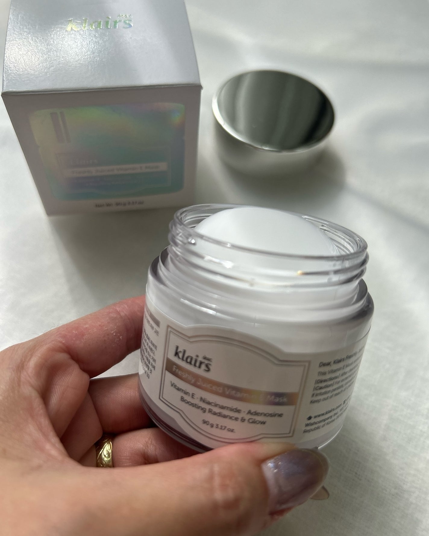 フレッシュリージュースドビタミンEマスク(90g)/Klairs/フェイスクリームを使ったクチコミ(1枚目)