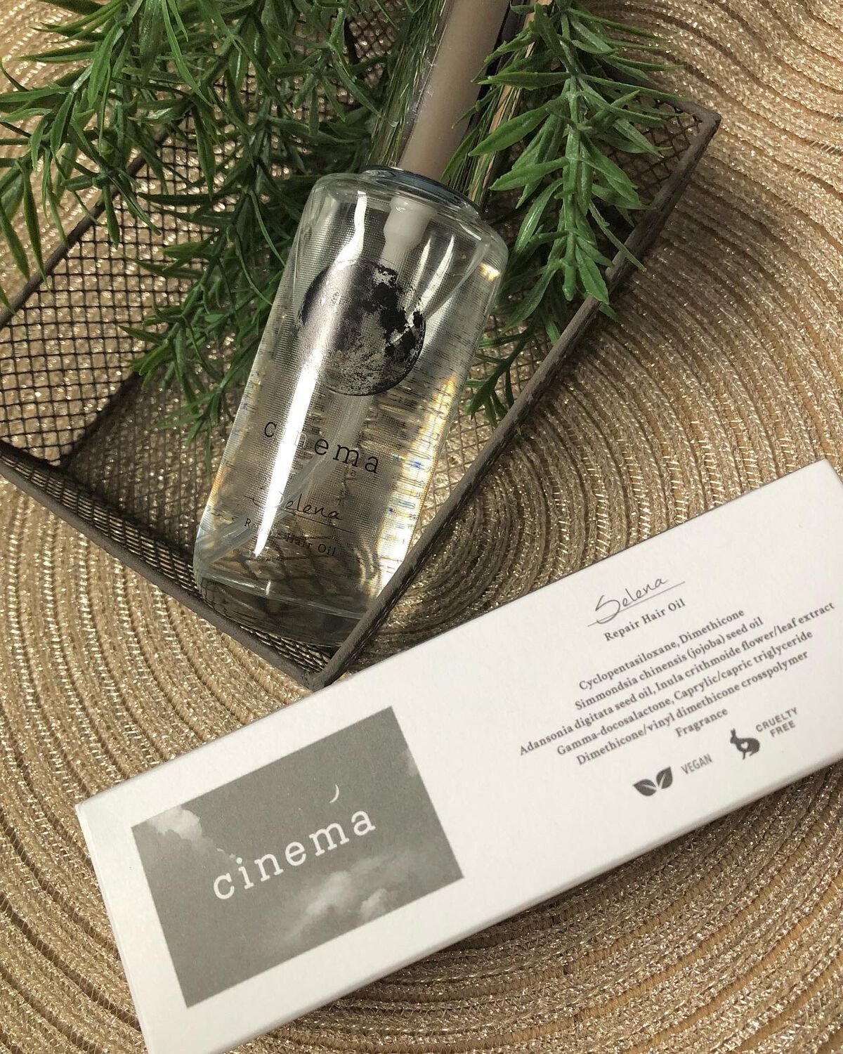 リペアヘアオイル/cinema/ヘアオイルを使ったクチコミ（1枚目）
