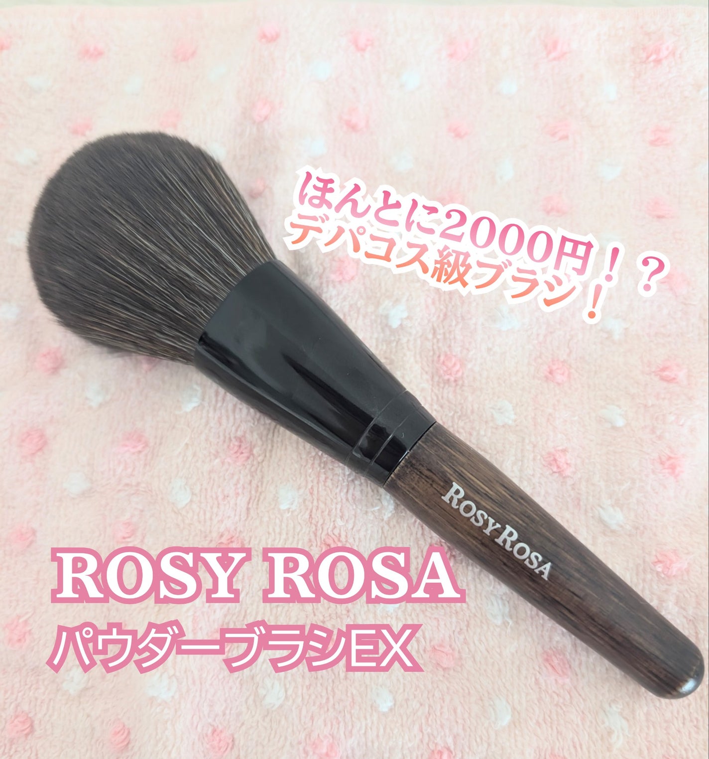 パウダーブラシEX/ロージーローザ/メイクブラシを使ったクチコミ(1枚目)