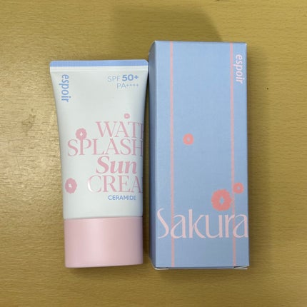 ウォータースプラッシュサンクリーム セラミド/espoir/日焼け止めクリームを使ったクチコミ(1枚目)