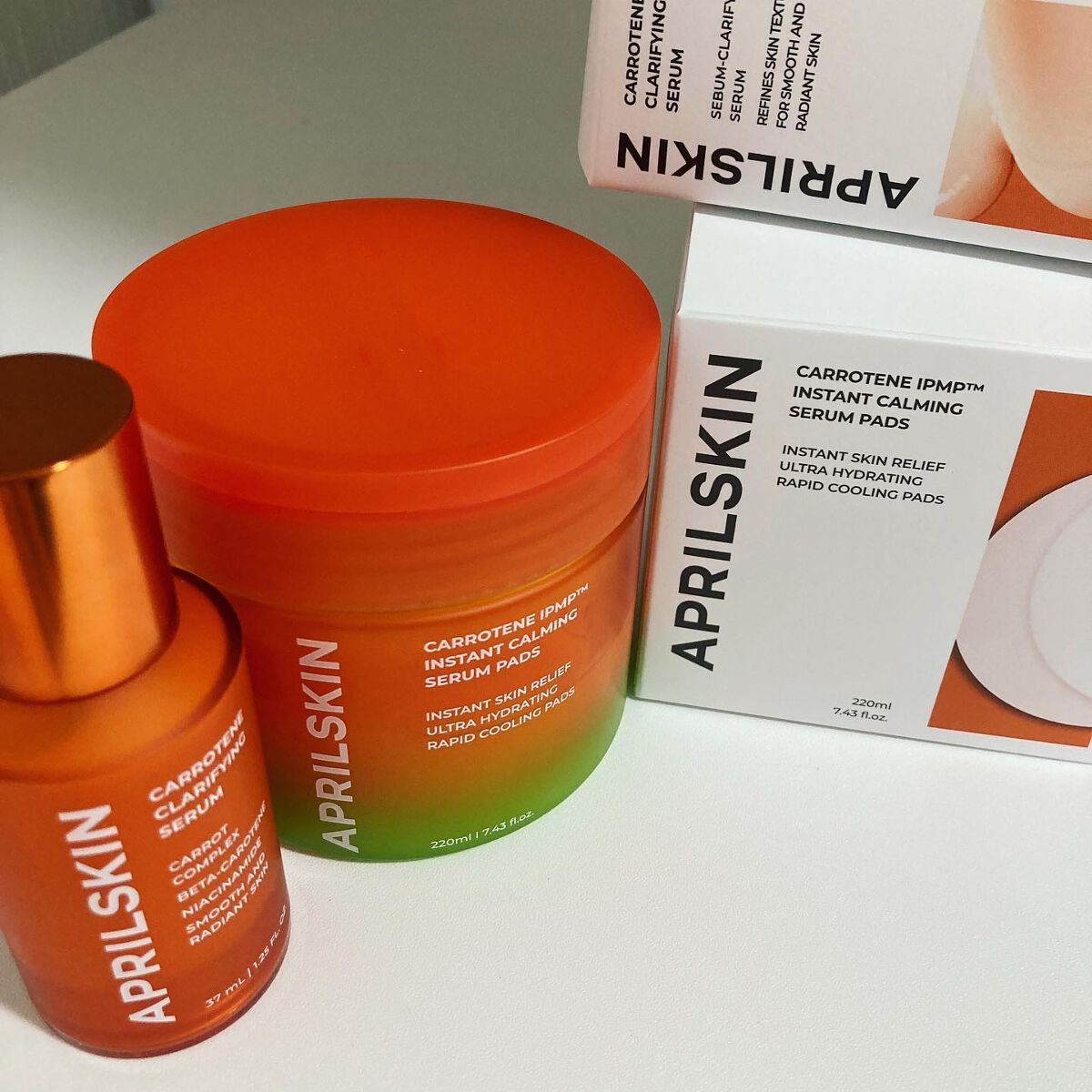 リアルカロテンブレミッシュクリアセラム/APRILSKIN/美容液を使ったクチコミ（1枚目）