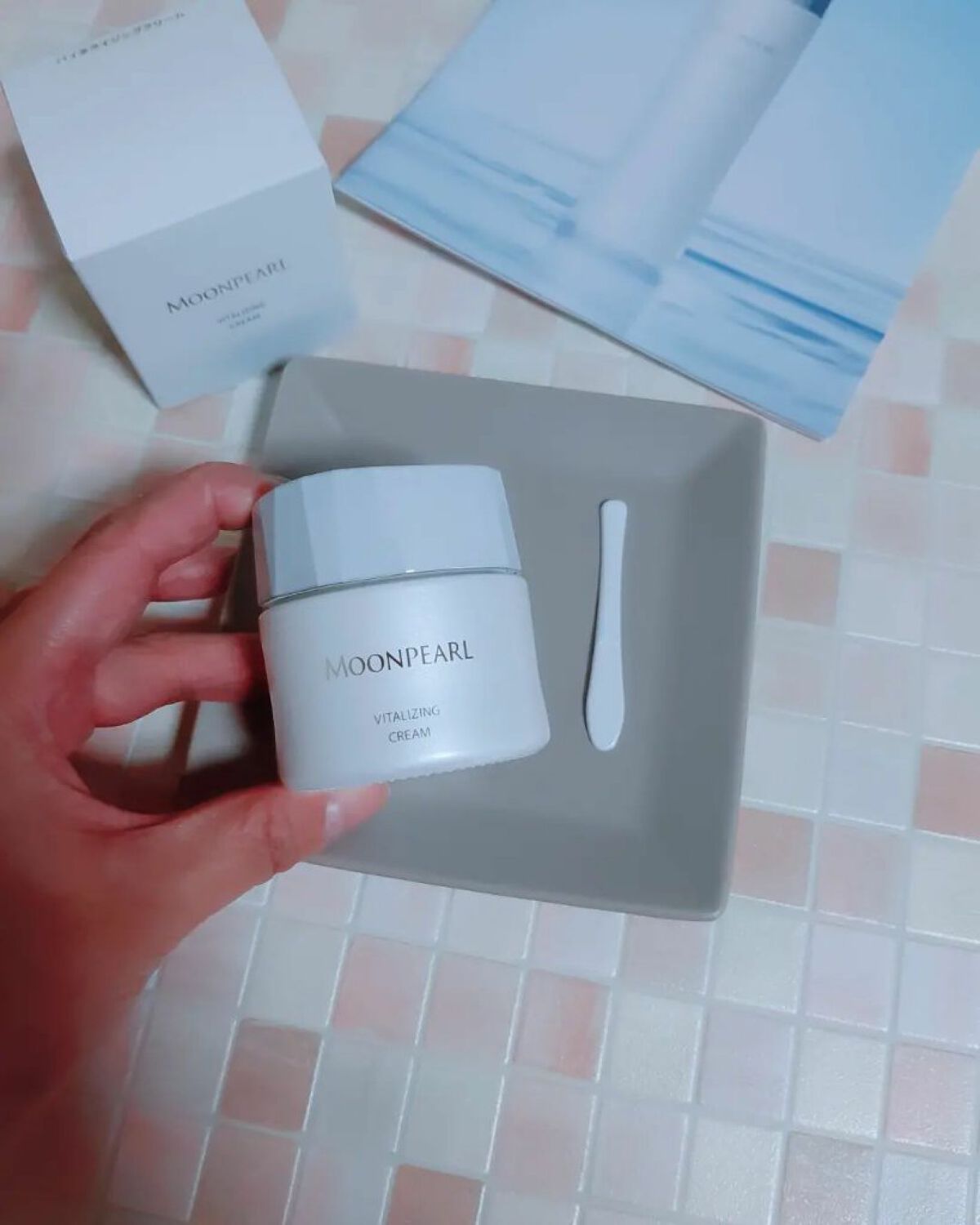 ムーンパール バイタライジングクリーム/ミキモト コスメティックス/フェイスクリームを使ったクチコミ(2枚目)