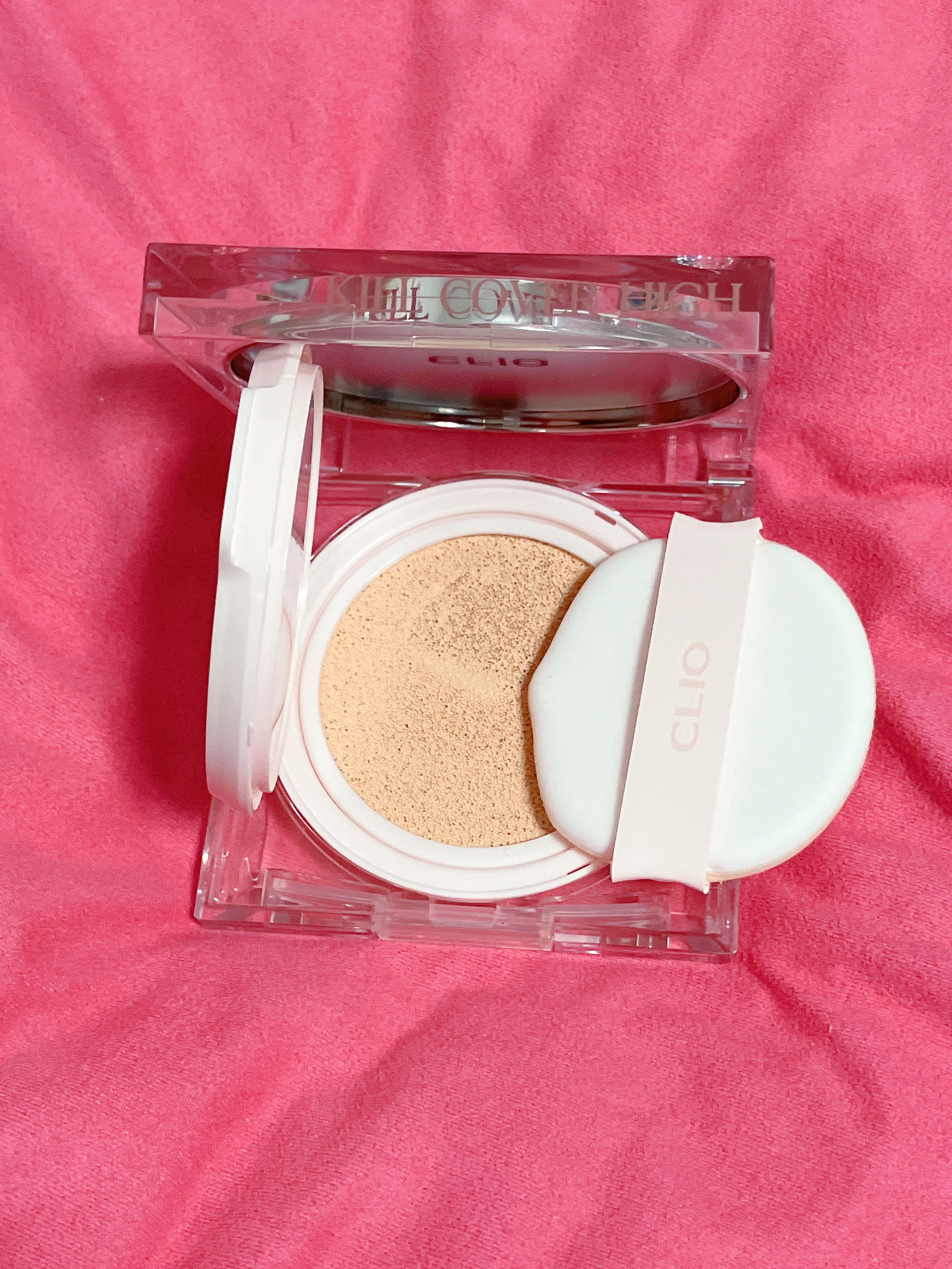 キル カバー ハイ グロウ クッション/CLIO/クッションファンデーションを使ったクチコミ（2枚目）