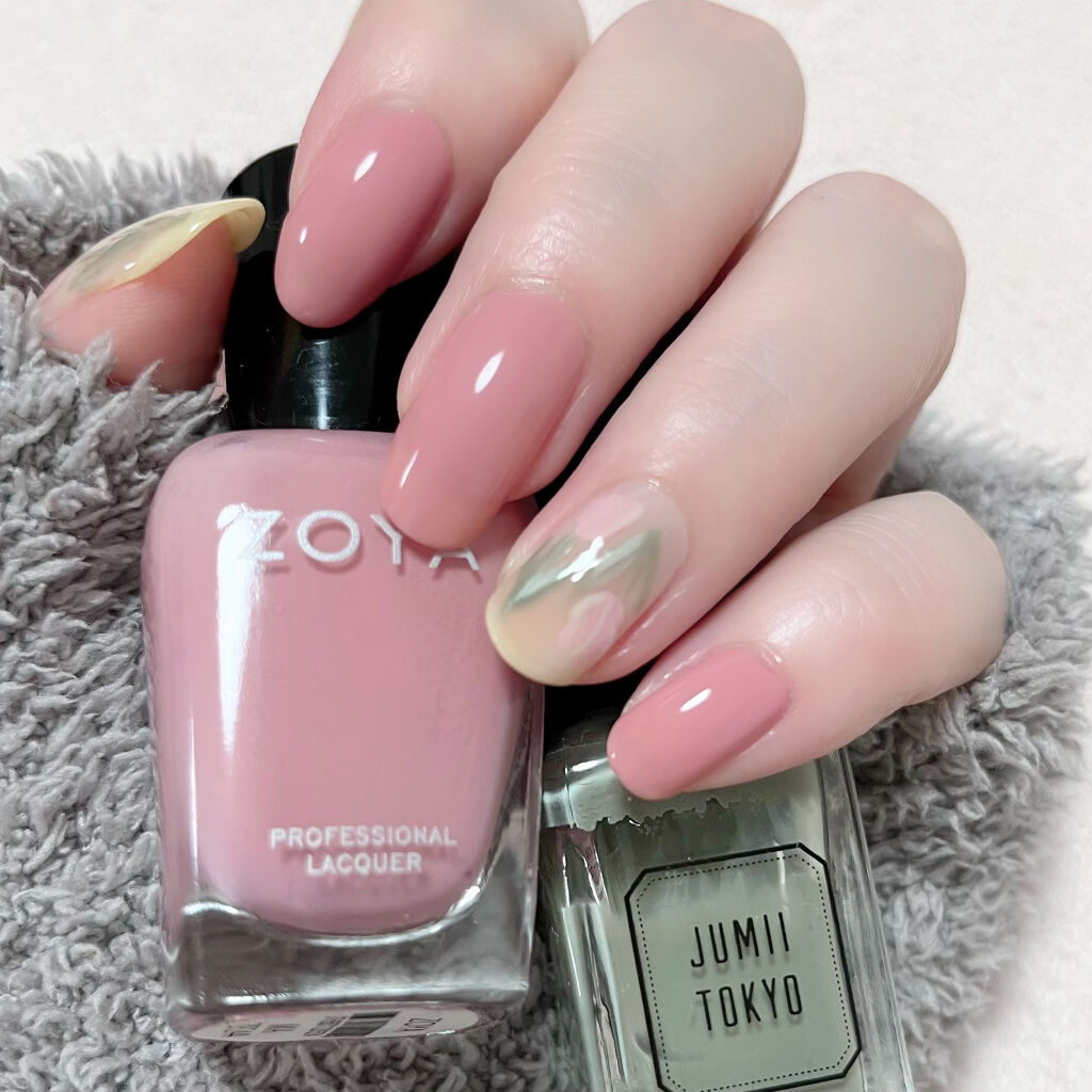 ネイルポリッシュ 010 MORNING GLORY/ジュミートウキョウ/マニキュアを使ったクチコミ（1枚目）