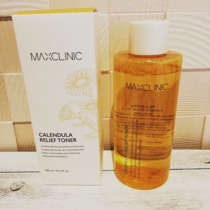 カレンデュラリリーフトナー/MAXCLINIC/化粧水を使ったクチコミ(1枚目)