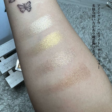 ディオール バックステージ フェイス グロウ パレット 003 ピュア ゴールド/Dior/ハイライトを使ったクチコミ(3枚目)