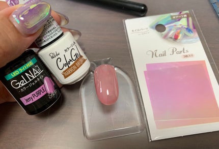 ジェルネイル/セリア/ジェルネイルを使ったクチコミ(5枚目)