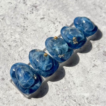 ぴよこれいと あうるす on LIPS 「普通のマーブルとは違くて。重なり合うカーテンみたいな、なんと言..」(2枚目)