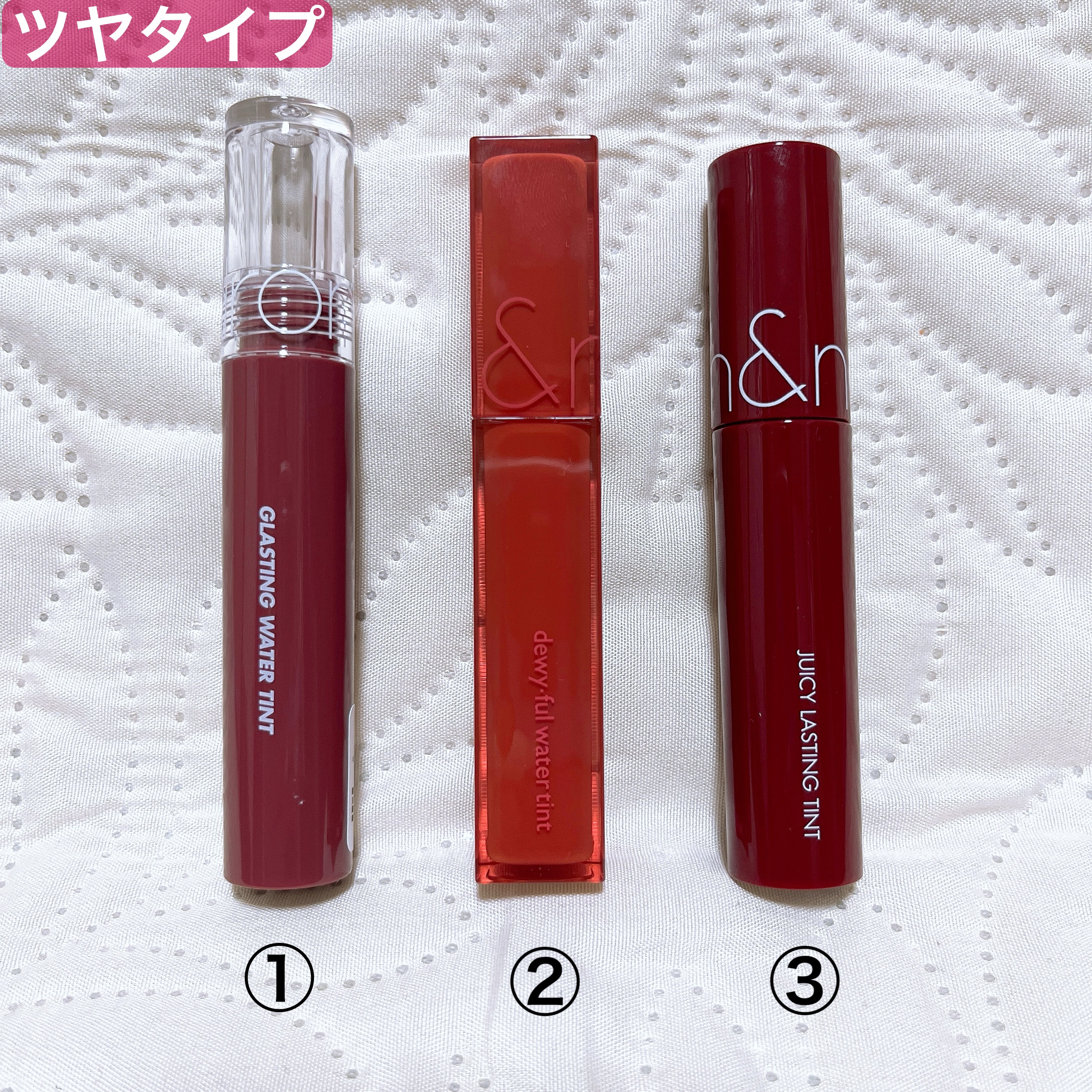 グラスティングウォーターティント/rom&nd/リップティントを使ったクチコミ（2枚目）