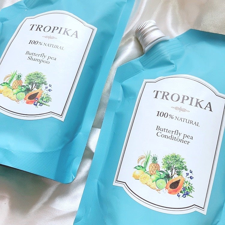 バタフライピーシャンプー/バタフライピーコンディショナー/TROPIKA/市販シャンプーを使ったクチコミ(6枚目)