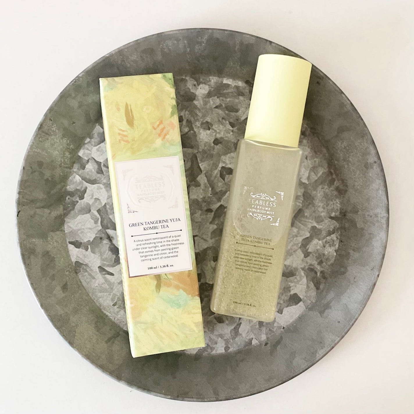 清柑柚子コンブチャパフュームヘア&ボディミスト/TEABLESS/ヘアミストを使ったクチコミ(1枚目)