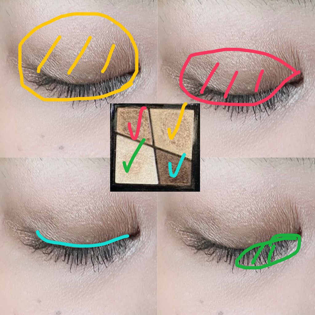 UR GLAM VELVET EYE COLOR PALETTE/U R GLAM/アイシャドウパレットを使ったクチコミ(2枚目)