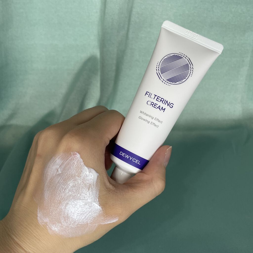 フィルタリングクリーム/DEWYCEL/日焼け止めクリームを使ったクチコミ（3枚目）