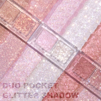 デュオ ポケット グリッター シャドウ/PERIPERA/アイシャドウパレットを使ったクチコミ(1枚目)