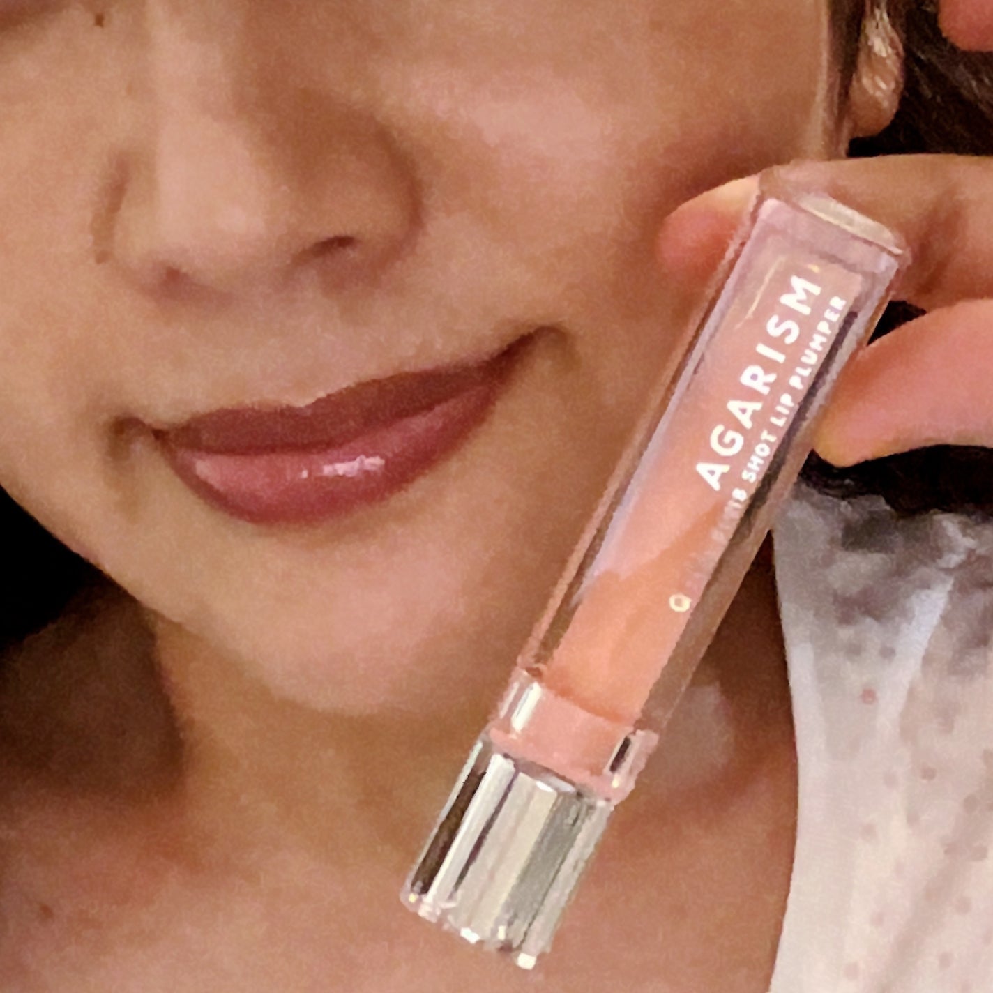 キューミ―ボムショットリッププランパー/AGARISM/リッププランパーを使ったクチコミ(2枚目)