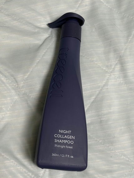 ナイトコラーゲンシャンプーミッドナイトフォレスト/treecell/市販シャンプーを使ったクチコミ(1枚目)