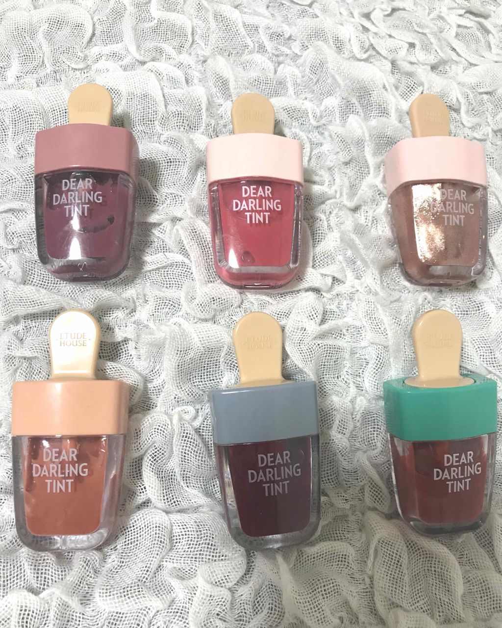 ディアダーリン ウォータージェルティント （アイスティント）/ETUDE/口紅を使ったクチコミ（2枚目）